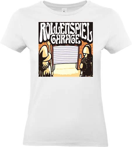 Logo des Podcasts RollenspielGarage. Design by CrlBox. Feuerball! - Standard T-Shirt (Frauen)