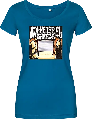 Logo des Podcasts RollenspielGarage. Design by CrlBox. Feuerball!