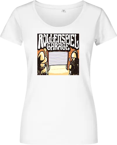 Logo des Podcasts RollenspielGarage. Design by CrlBox. Feuerball!