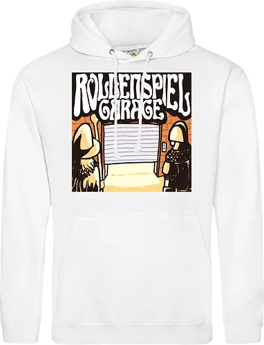 Logo des Podcasts RollenspielGarage. Design by CrlBox. Feuerball!