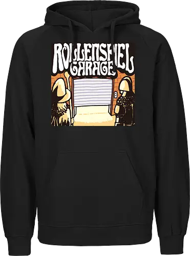 Logo des Podcasts RollenspielGarage. Design by CrlBox. Feuerball!