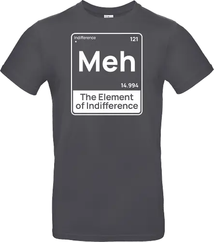 Meh The Element of Indifference Minimalist Humor 