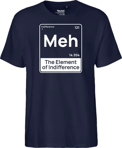 Meh The Element of Indifference Minimalist Humor 
