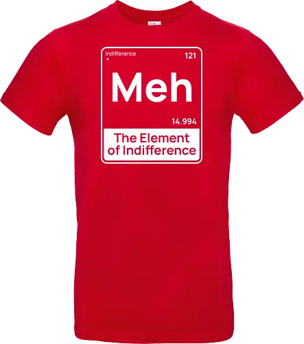 Meh The Element of Indifference Minimalist Humor 