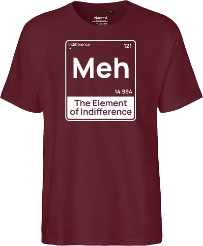 Meh The Element of Indifference Minimalist Humor 