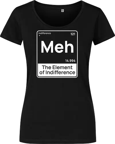 Meh The Element of Indifference Minimalist Humor 
