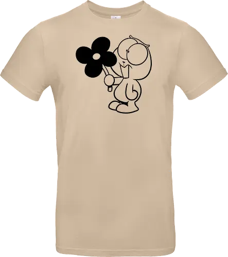 Lemming mit Blume