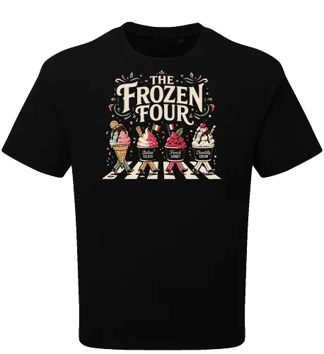 The Frozen Four Ice Cream Characters