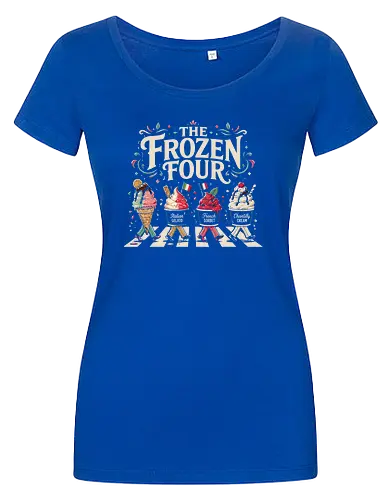 The Frozen Four Ice Cream Characters
