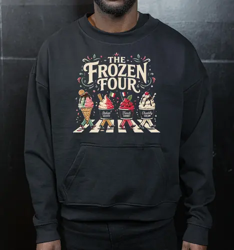 The Frozen Four Ice Cream Characters