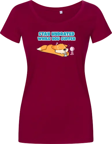 Stay Hydrated - Fuchs, Fox, Sommer - Damen T-Shirt