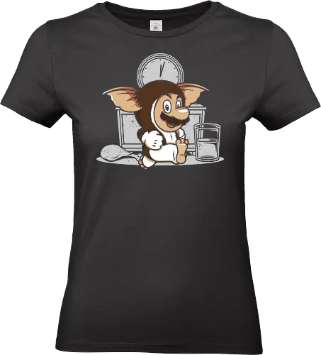 Mizmo - Nostalgie & Spaß - Mario, Gizmo, Gremlins, Geek T-Shirt, Popkultur, Nerd Mode, Ikonisches Crossover, Gamer & Kino, Kreatives Design, Nostalgie Geek, Gamer Geschenk, Retro Kultur, Otaku Stil - Standard T-Shirt (Frauen)