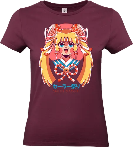 SAILOR MATSURI - Sailor, moon, sailor, anime, manga, cute, kawaii, matsuri, japan, japanese - Standard T-Shirt (Frauen)