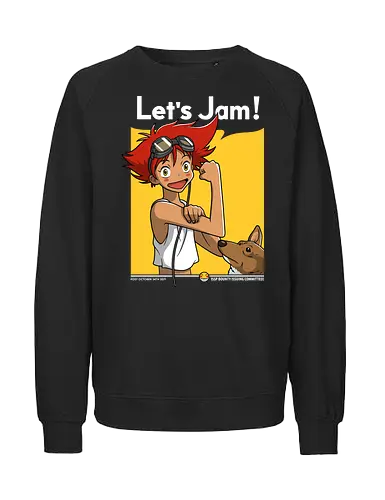 Radical Edward - Cowboy auf Höchster Frequenz! - Cowboy, Radical Edward, Klassischer Anime, Geek T-Shirt, Anime Hacker - Fairtrade Sweatshirt