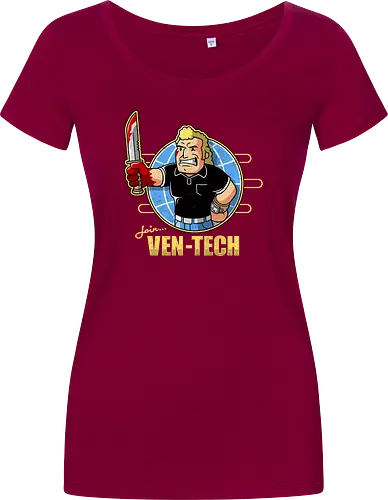 Retro Cartoon Unternehmens Tech Maskottchen Messer Geek Mashup
