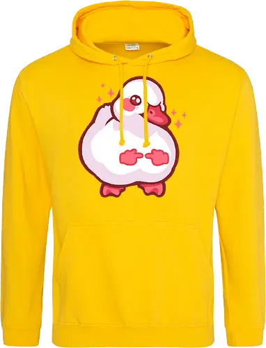 Shy Duck Fingers Touching
