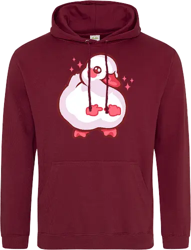 Shy Duck Fingers Touching