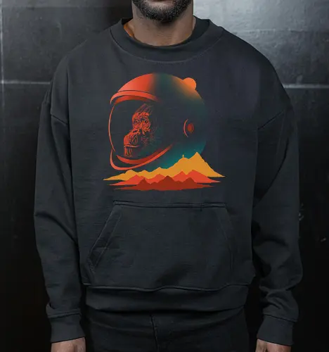 Space Monkey Astronaut
