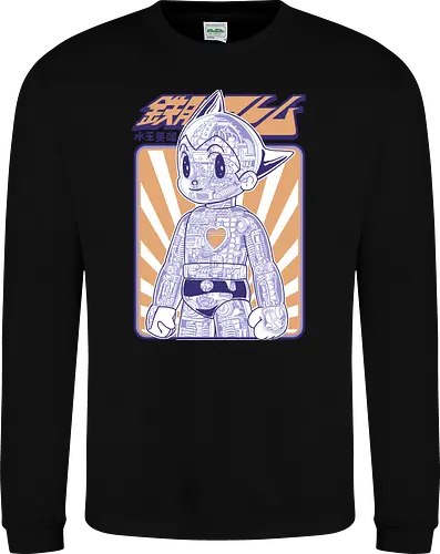 Astro Boy Mechanische Anatomie Retro Anime Roboter