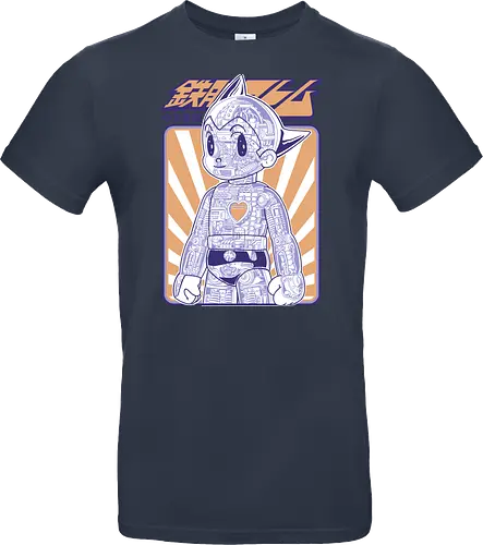 Astro Boy Mechanische Anatomie Retro Anime Roboter