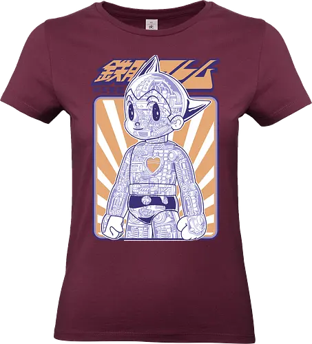 Astro Boy Mechanische Anatomie Retro Anime Roboter - astro boy, mighty atom, robot anatomy, retro anime, classic manga, x ray robot, mechanical anatomy, vintage anime, sci fi robot, mecha, anime robot, cyborg, japanese robot, manga art, otaku - Standard T-Shirt (Frauen)