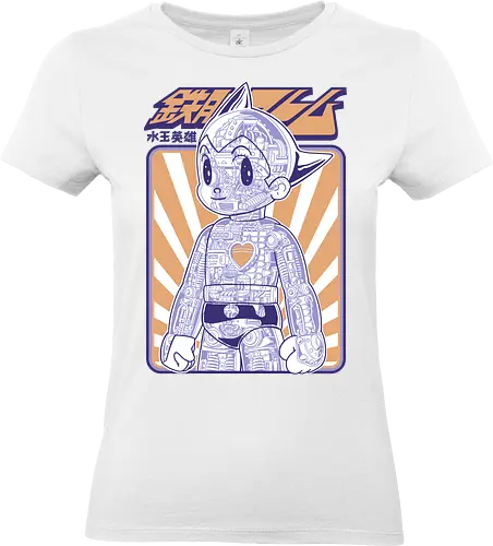 Astro Boy Mechanische Anatomie Retro Anime Roboter - astro boy, mighty atom, robot anatomy, retro anime, classic manga, x ray robot, mechanical anatomy, vintage anime, sci fi robot, mecha, anime robot, cyborg, japanese robot, manga art, otaku - Standard T-Shirt (Frauen)