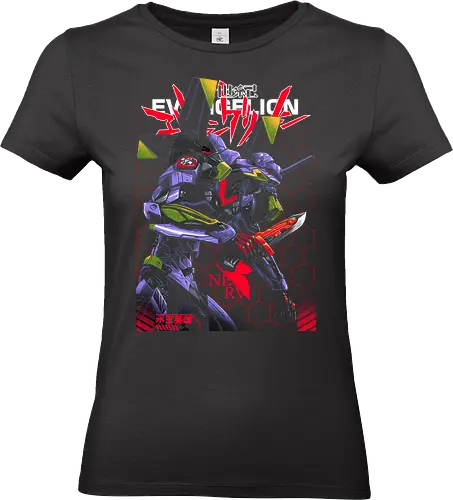 NGE Einheit 01 Mecha Anime - NGE, evangelion, eva unit 01, mecha anime, 90s anime, giant robot, nerv, anime mecha, tokyo 3, retro anime, shinji ikari, sci fi anime, otaku, anime aesthetic, eva 01 - Standard T-Shirt (Frauen)