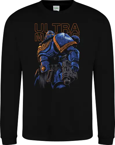 UM-Astartes-Knight-Veteran-Krieger - wh40k, xiii legion, tabletop wargaming, space knight, sci fi warrior, bolter, adeptus - Sweatshirt
