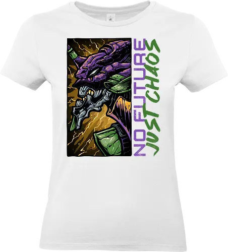No Future Just Chaos - Anime, Japanese, sci-fi, science fiction, giant, mecha, aliens, machine, animation - Standard T-Shirt (Frauen)