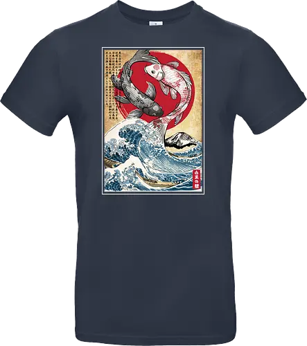 Koi balance in Japan