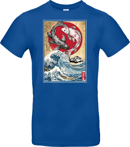 Koi balance in Japan