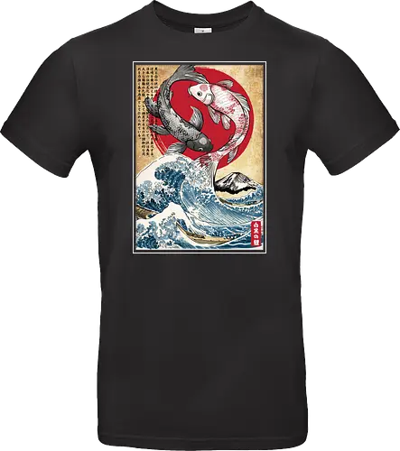 Koi balance in Japan