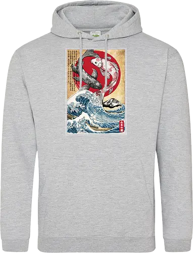 Koi balance in Japan