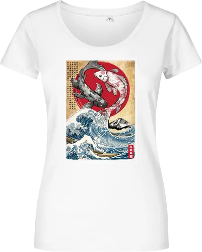 Koi balance in Japan