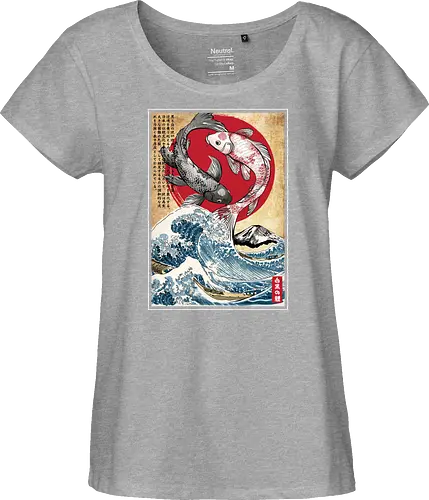 Koi balance in Japan