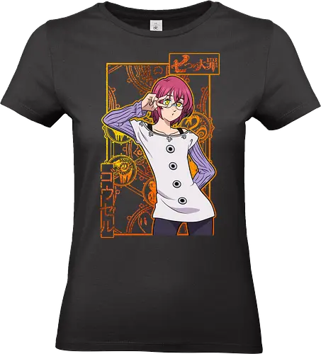 Gowther Magic Aura - gowther, seven deadly sins, anime mage, pink aesthetic, manga art, magic anime, anime poster, fantasy warrior - Standard T-Shirt (Frauen)