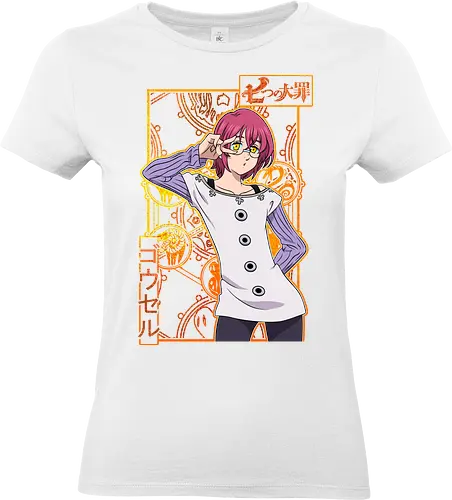 Gowther Magic Aura - gowther, seven deadly sins, anime mage, pink aesthetic, manga art, magic anime, anime poster, fantasy warrior - Standard T-Shirt (Frauen)