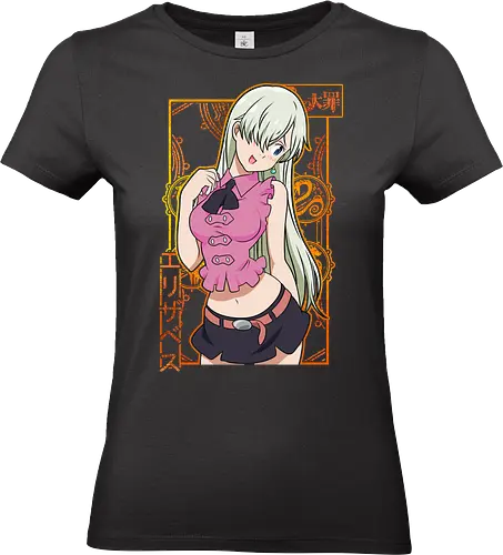 Elizabeth Royal Grace - elizabeth liones, anime girl, seven deadly sins, goddess clan, manga style, fantasy art, anime aesthetic, royal anime - Standard T-Shirt (Frauen)