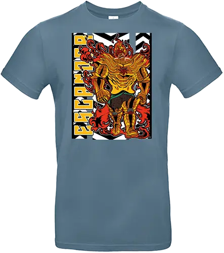 Escanor Sun Pride - escanor, seven deadly sins, anime warrior, sun magic, manga art, lion sin, anime fighter, flame aura - Standard T-Shirt