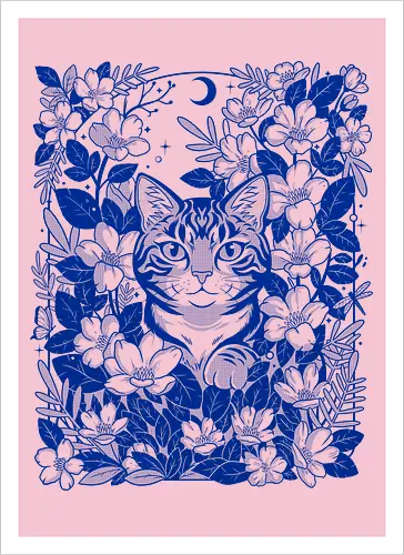 Moon Garden Cat