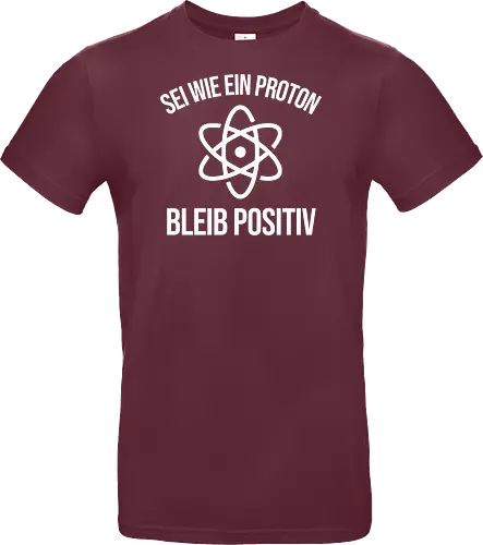 Physik Witz Sei Wie EIN Proton Bleib Positiv Physiker