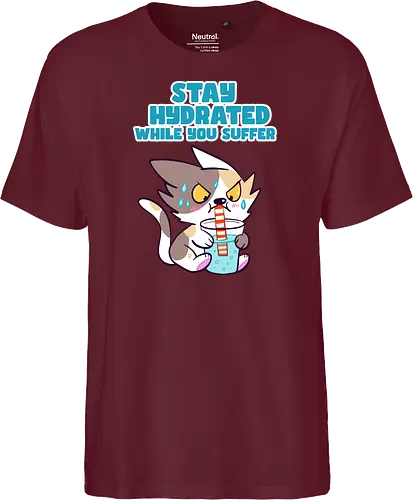 Stay Hydrated 2 - Katze, Sommer, Stay Hydrated - Fairtrade T-Shirt