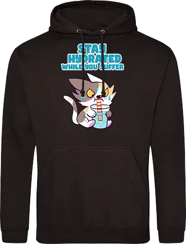 Stay Hydrated 2 - Katze, Sommer, Stay Hydrated - Standard Hoodie