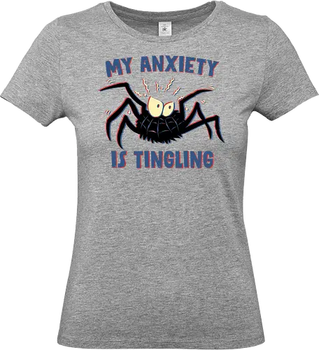 Tingling Anxiety - Spideman, Tingling, Anxiety - Standard T-Shirt (Frauen)