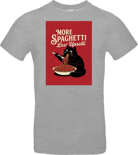 More spaghetti less upsetti hungry cat spaghetti 