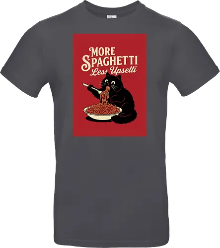 More spaghetti less upsetti hungry cat spaghetti 