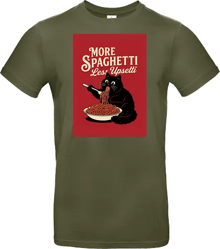 More spaghetti less upsetti hungry cat spaghetti 
