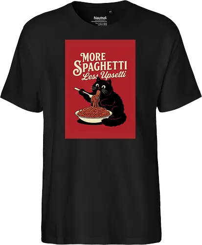 More spaghetti less upsetti hungry cat spaghetti 