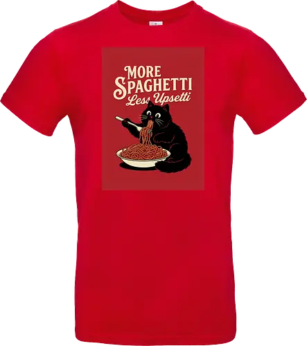 More spaghetti less upsetti hungry cat spaghetti 
