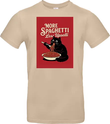More spaghetti less upsetti hungry cat spaghetti 